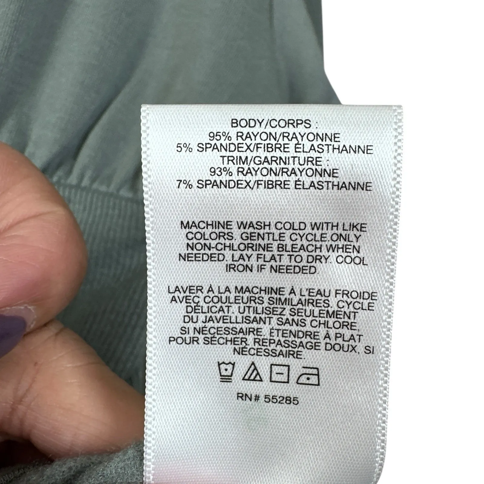 Express One Eleven Womens S Gray Lace-Up Corset Peplum Top Soft Stretch Casual - Image 11