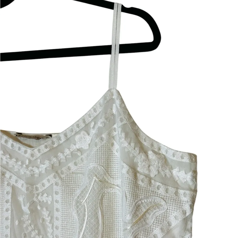 Soft Surroundings White Cami Top Fairy Coquette Whimsy Boho Romantic Size 1X - Image 3