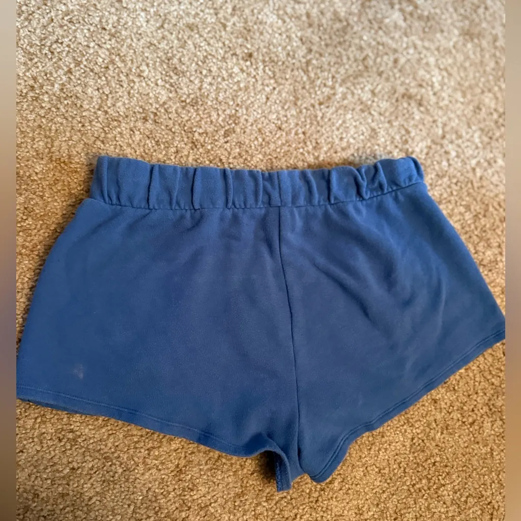 Y2K Victoria’s‎ Secret Pink Sweat Shorts Blue size Medium - Image 3
