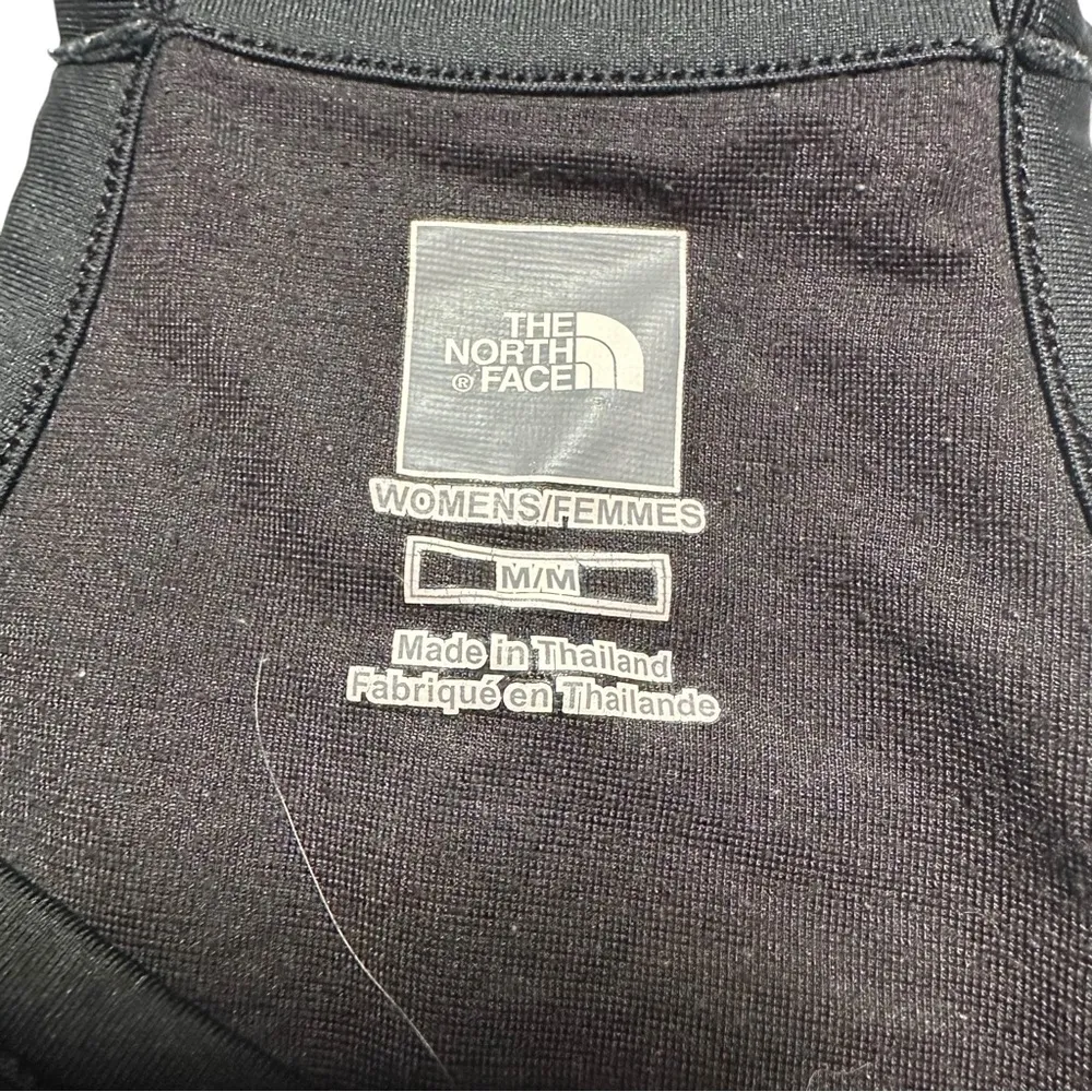 Black Cream Floral Athletic Activewear Tank Top Size medium - Image 5