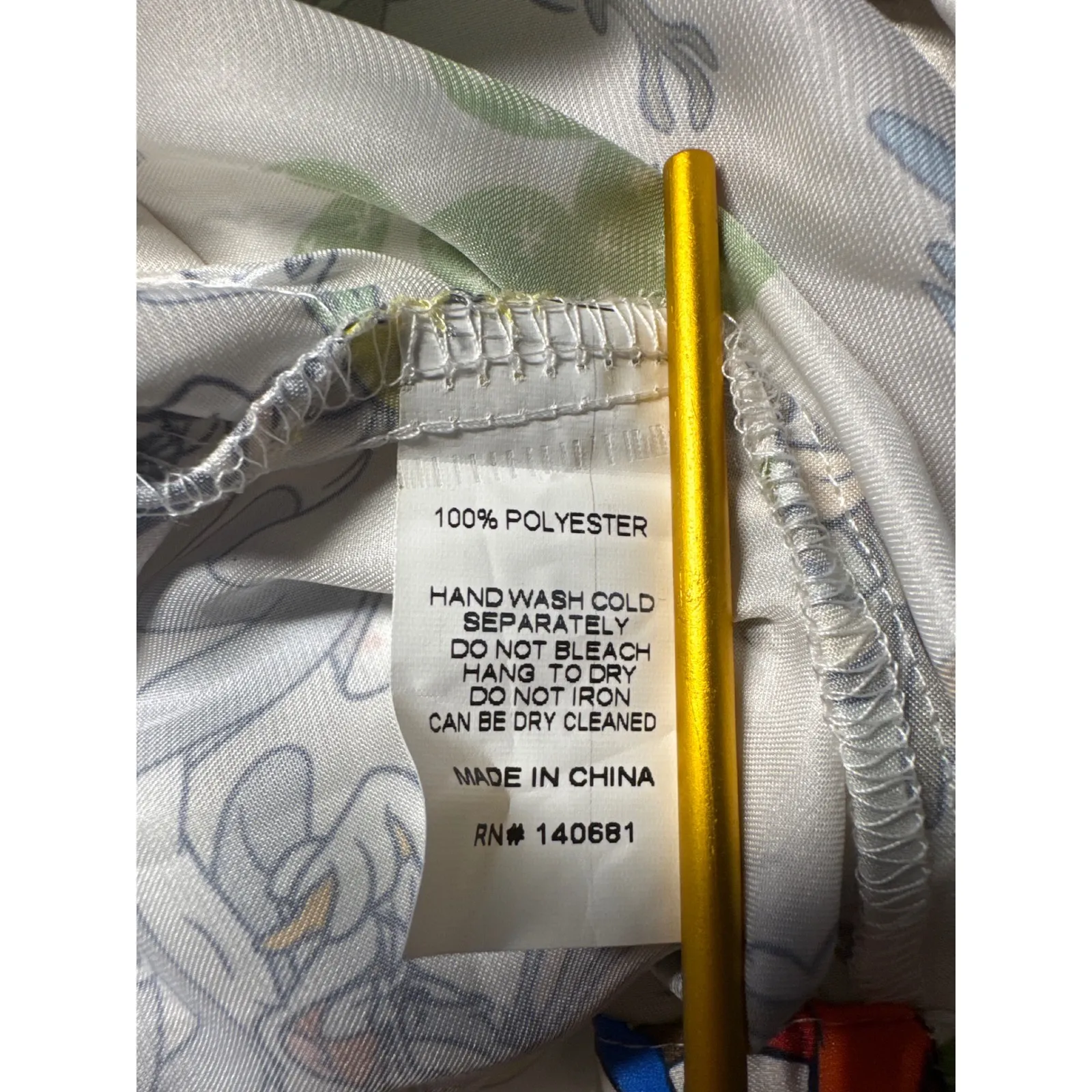 Unique Vintage Looney Tunes Bugs Bunny Wrap Crop Top Shirt XL 14 Western Stars - Image 6