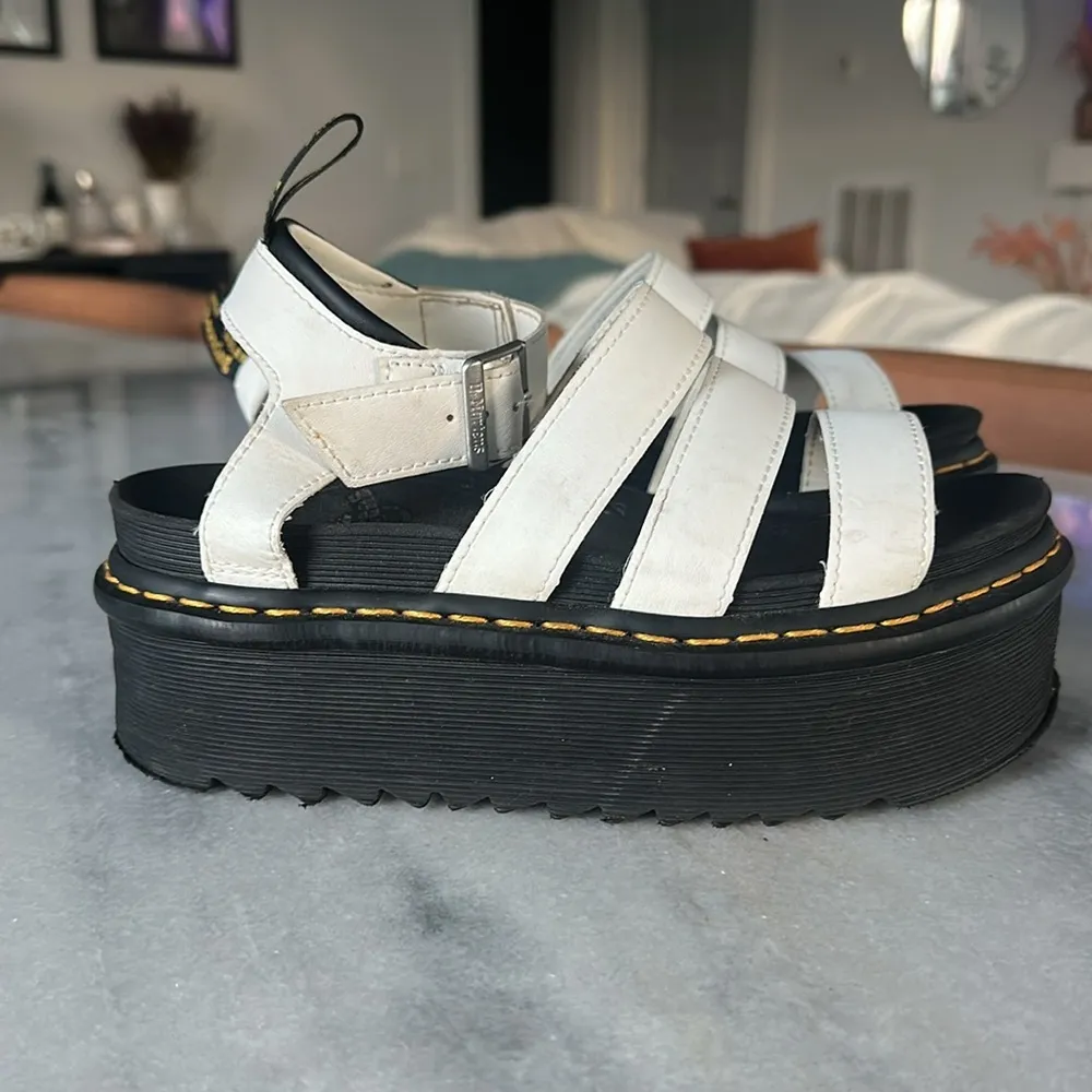 Dr. Martens Leather Blair Platform Sandals - Image 2