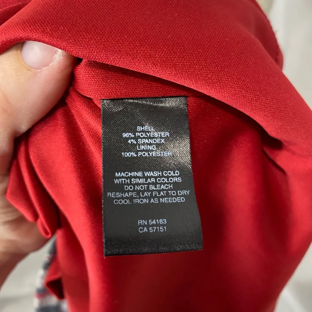 JH Collection cowl neck short sleeve plaid dress PL Gray Size undefined - Image 4