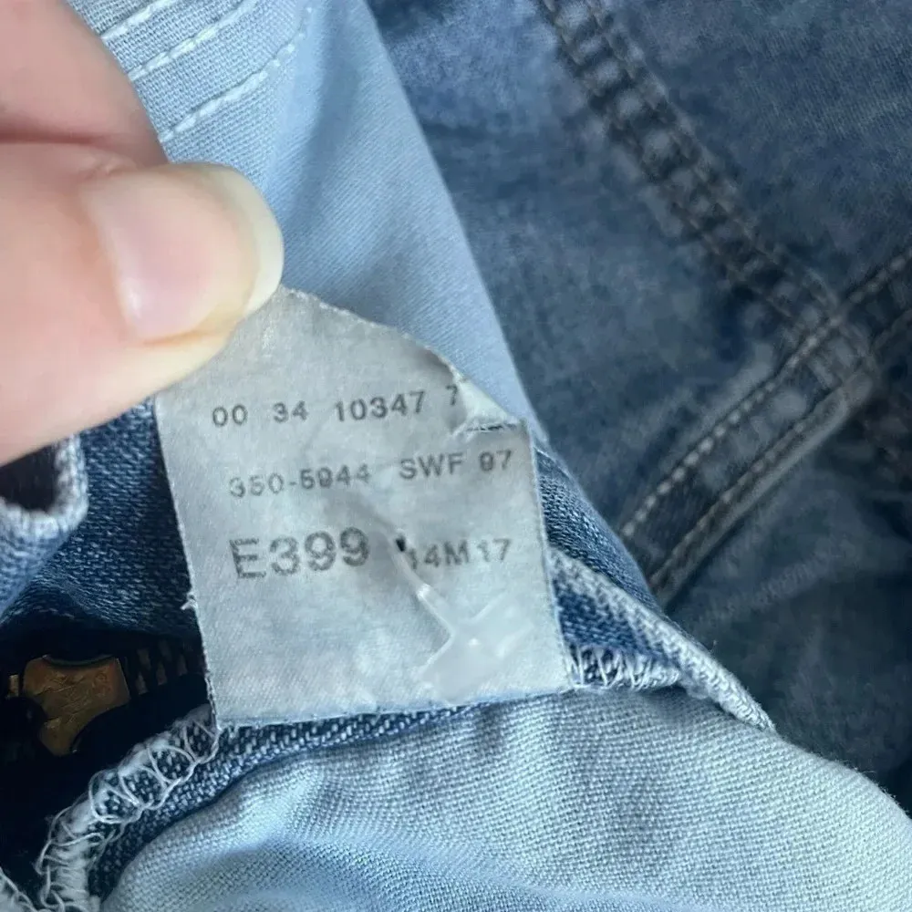 VINTAGE Lee mom jeans 80’s butt No Pocket Elastic High Waist 30x31” 14M EUC 0195 - Image 9