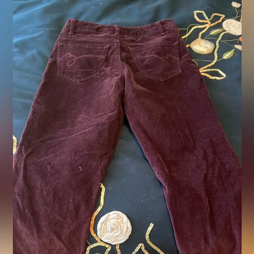 Maroon corduroy mom jeans - Image 8