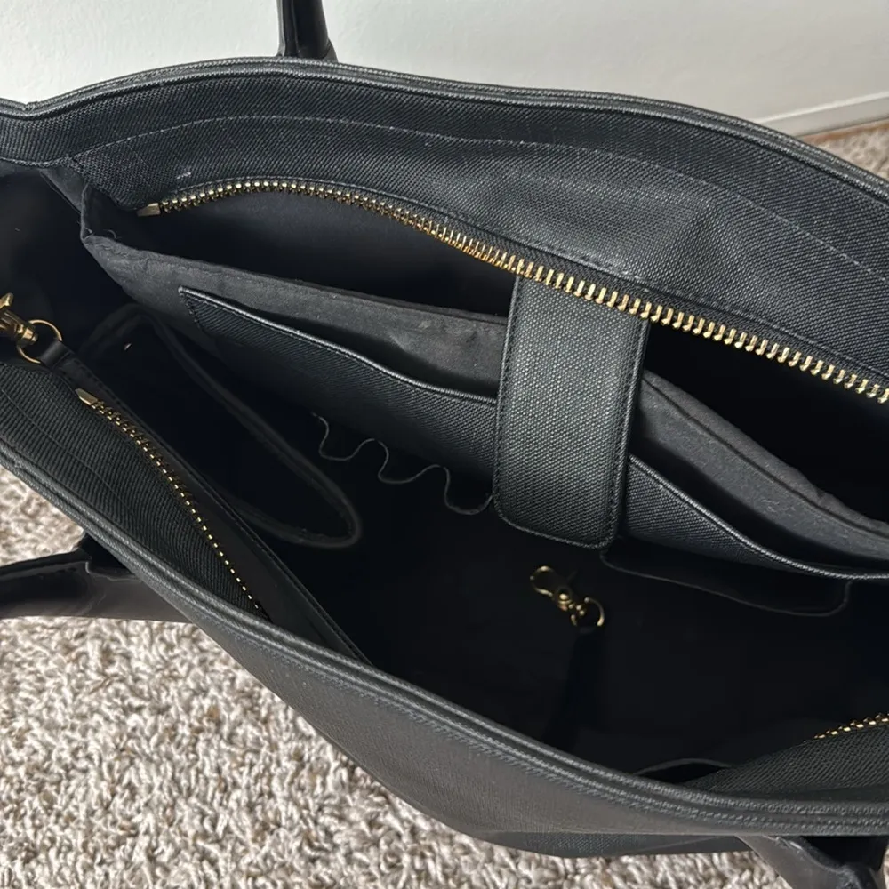 Dagne Dover Signature Tote in Onyx Black - Image 9