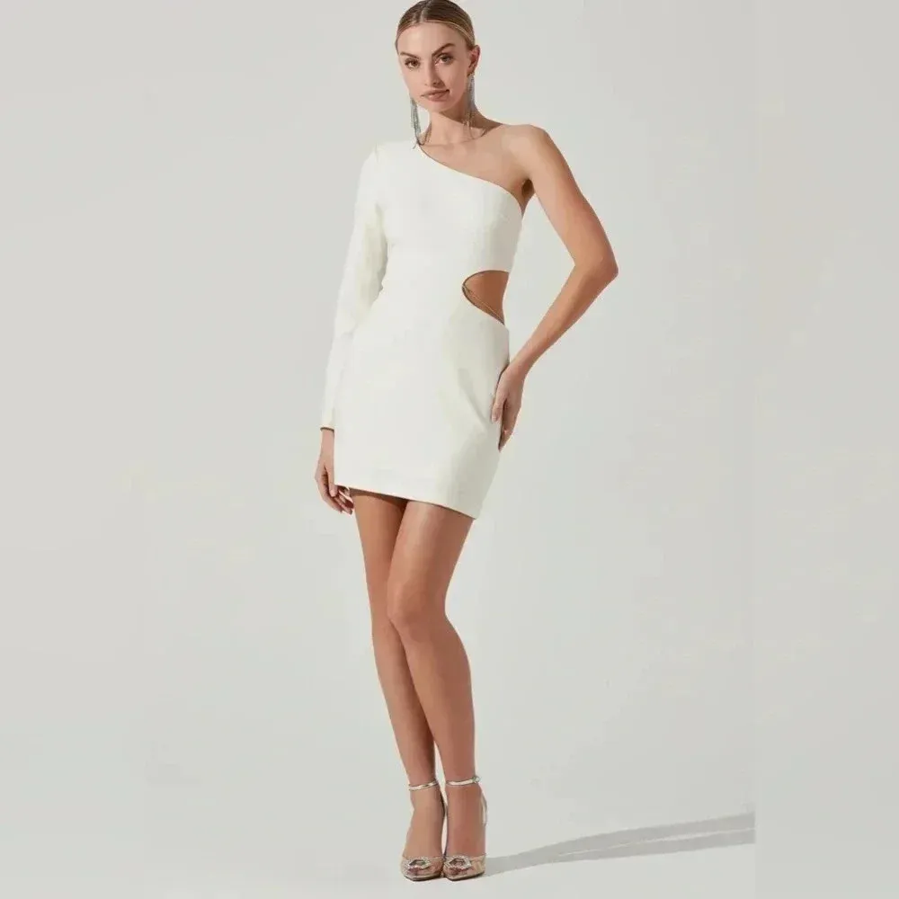 ASTR‎ The Label Lavinia Dress in Off White Sz S - Image 2