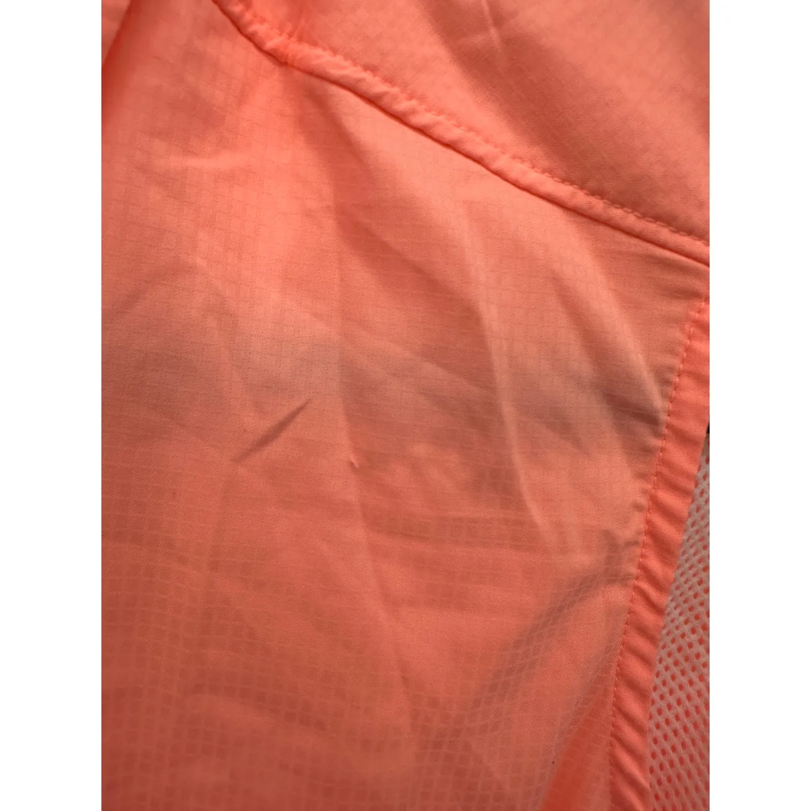 Columbia Womens Button Front Shirt Size 1X Neon Orange Lightweight Fishing - Image 5