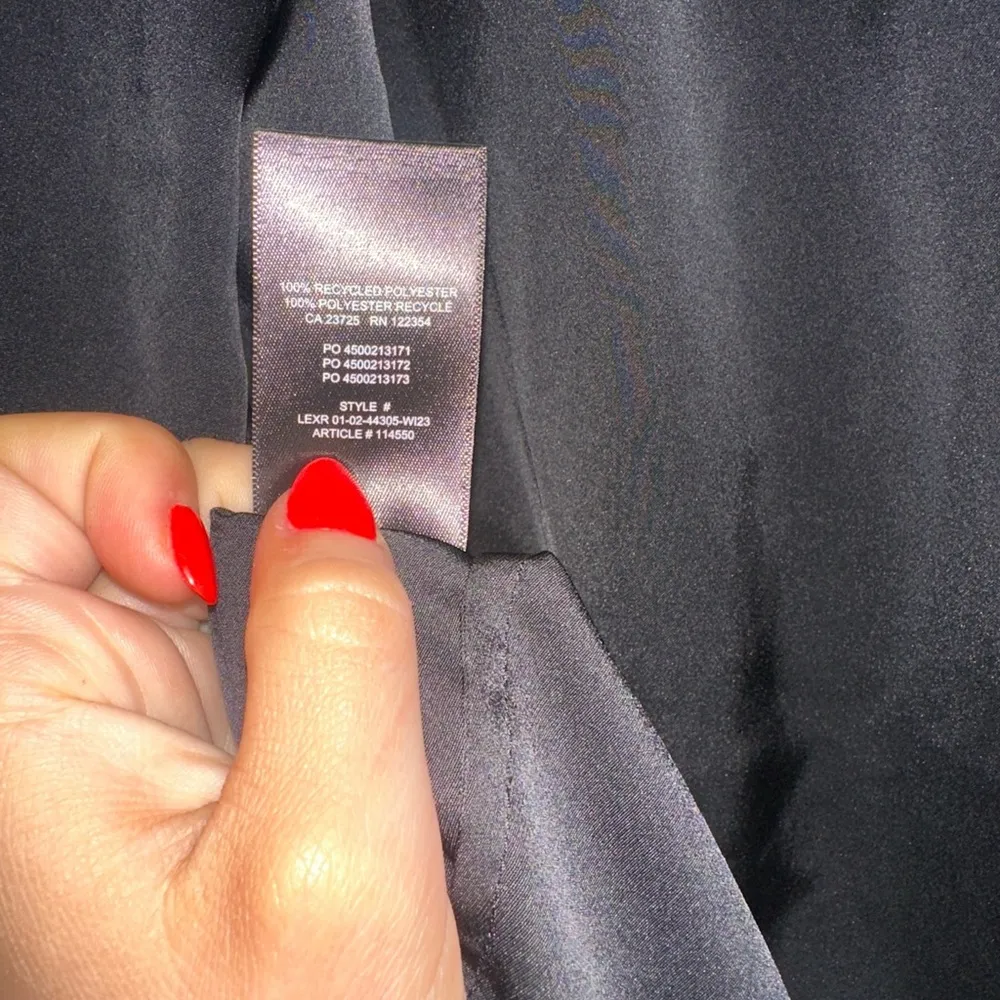 Aritzia Black Athens Blouse Babaton Size M - Image 6