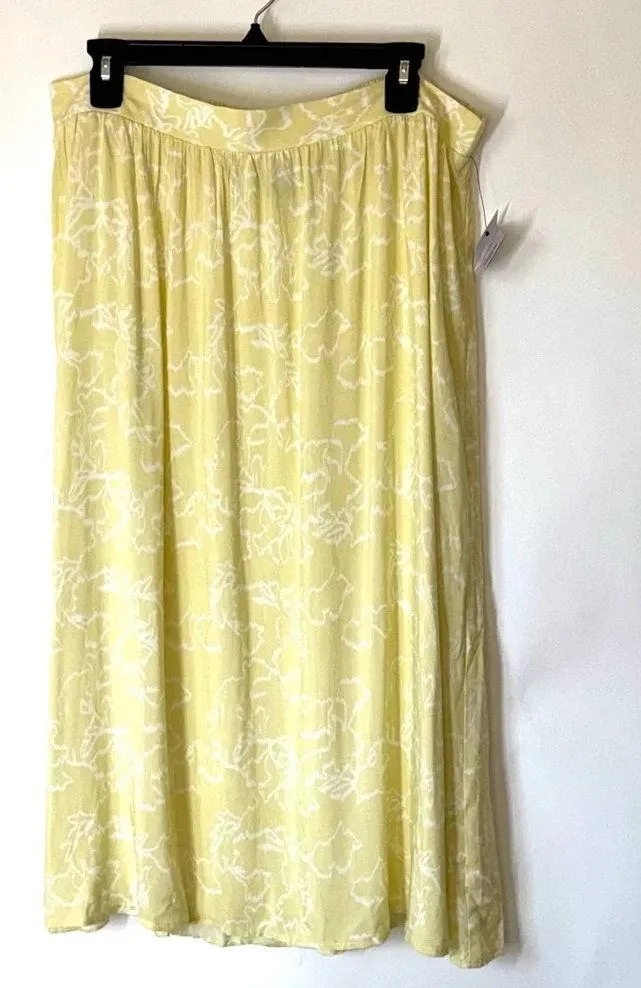 NEW Kohl's Nine West Women's Nine West Printed Pull-On Challis Skirt Size XL - Image 2