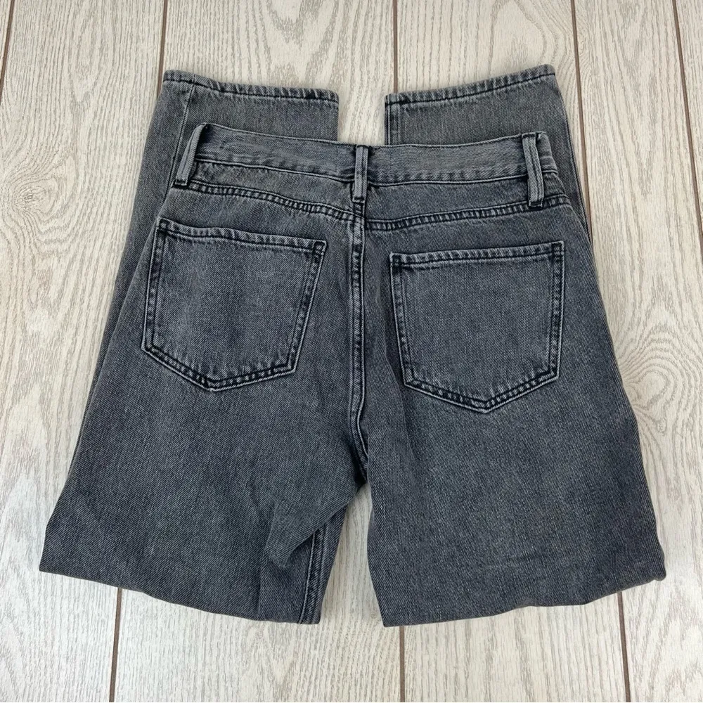 NWT Frame Le Piper High Waisted Crop Straight Leg Jeans 24 Ozone $258 - Image 4