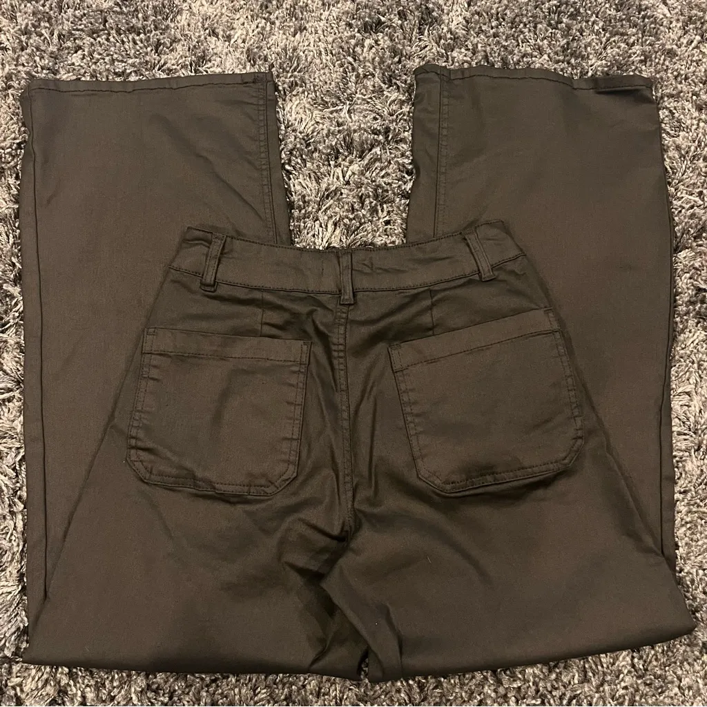 🌺OAT WIDE LEG BLACK SHIMMER JEAN SIZE 27/4🌺 - Image 3