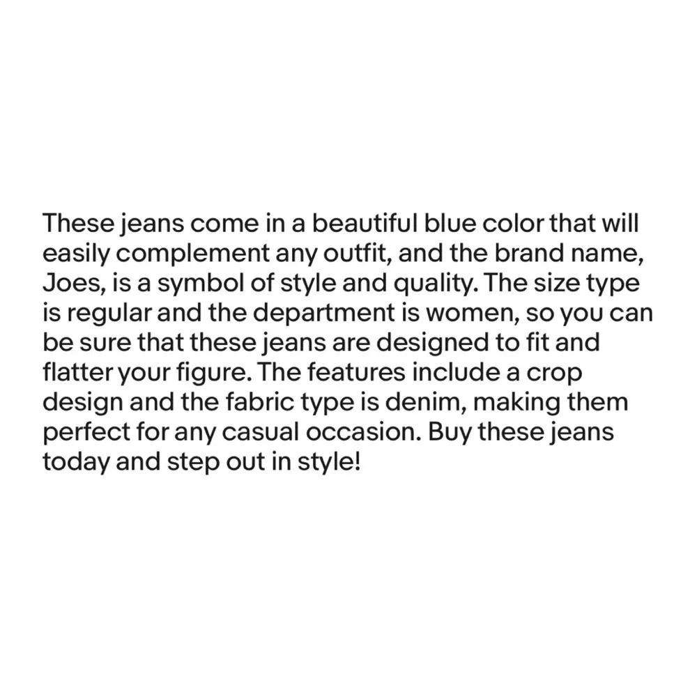 Joe’s Jeans | Women’s‎ The Charlie High Rise Skinny Blue Crop Jeans W25 - Image 6