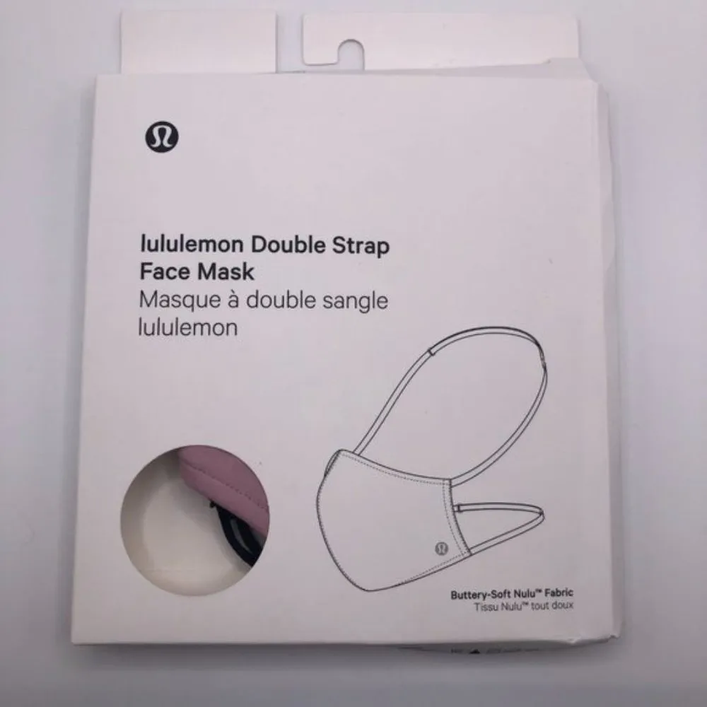 NEW Lululemon Vintage Mauve Double Strap Face Mask - Image 2