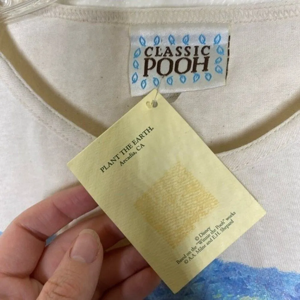 Vintage New with tags Disney Winnie the Pooh classic Pooh T-shirt one size 90s - Image 4