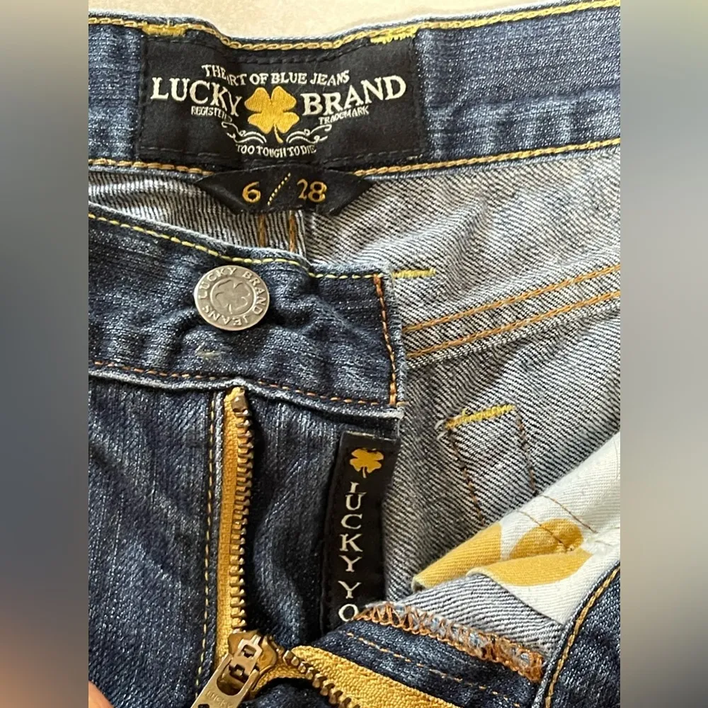 Lucky Brand Women’s Riley Cut off Denim Shorts Size 28 - Image 10