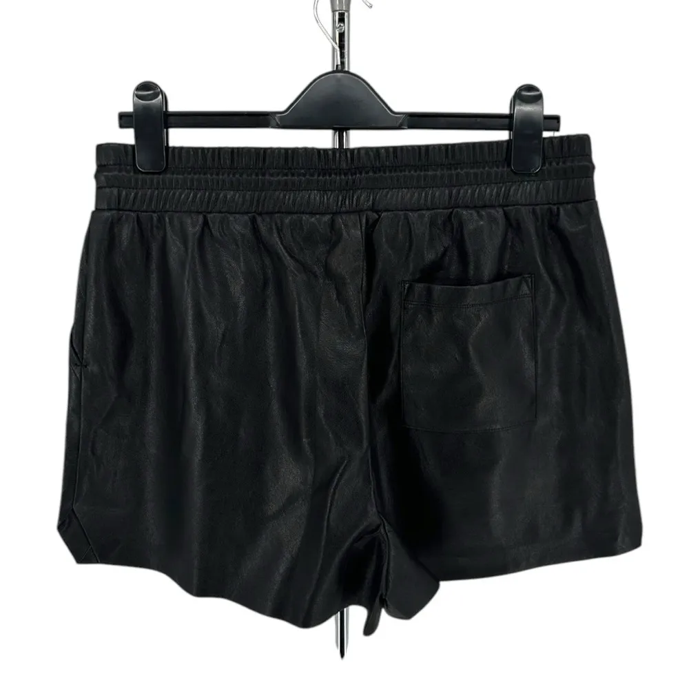 N:Philanthropy Maura Black Faux Leather Drawstring Shorts size XL NWT - Image 8