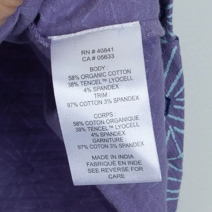 Aventura Womens Geometric Sleeveless Tank Top Size S Purple Sustainable Casual - Image 5