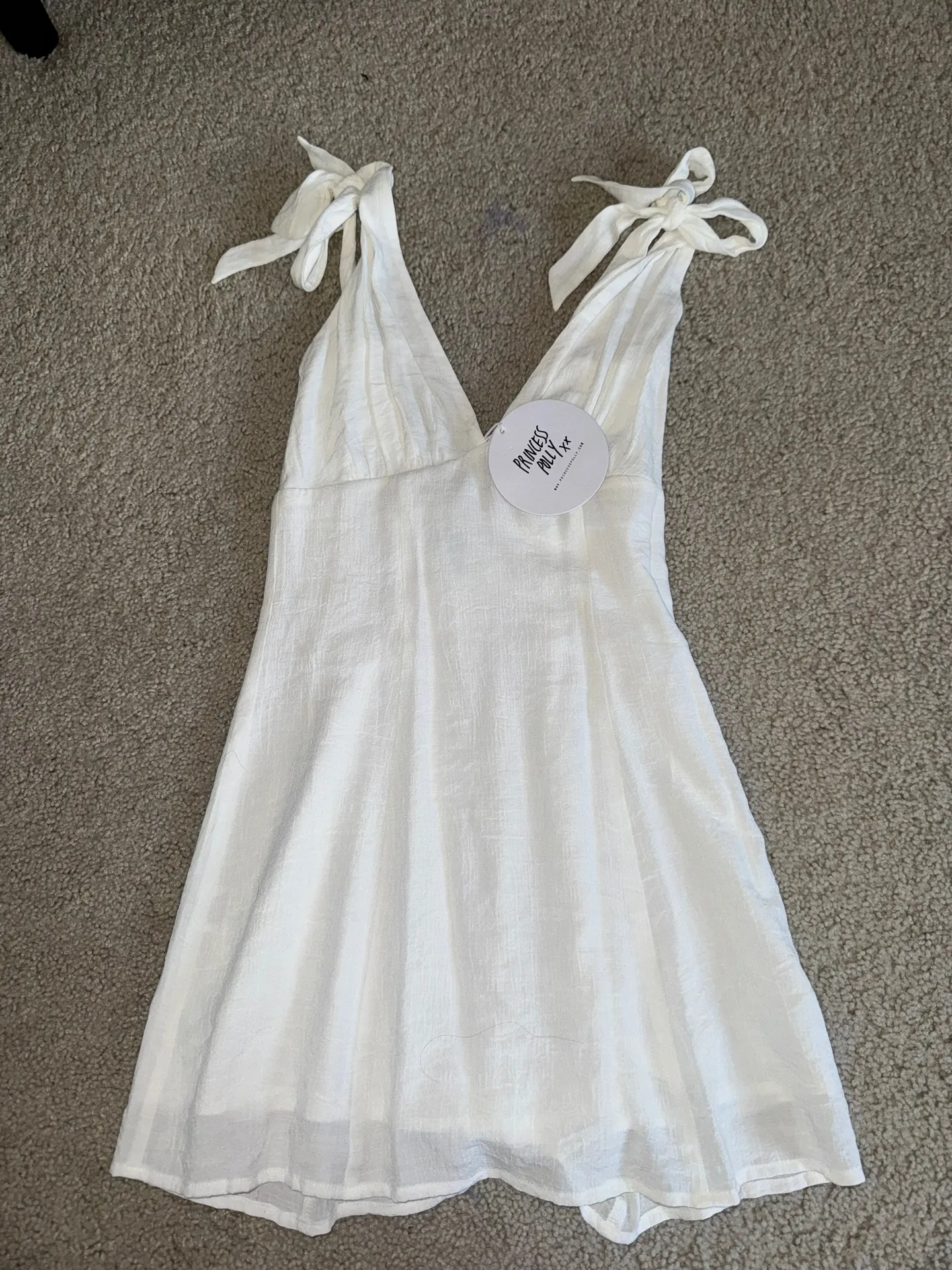 White Mini Dress - Image 2