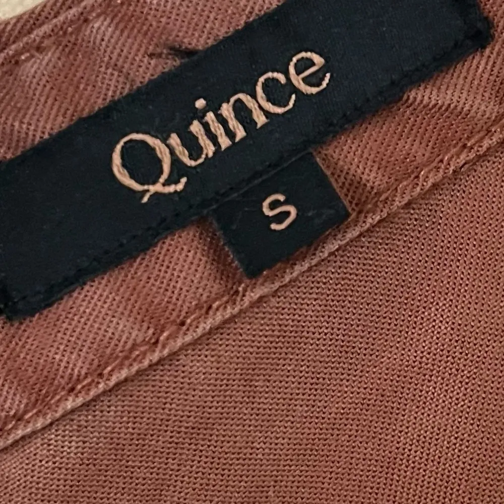 Quince • Vintage Wash Tencel Camp Shirt in Terracotta - Image 7