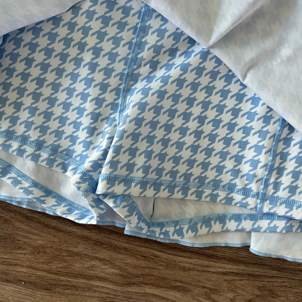 Halara  Baltic Sea Houndstooth Skort  Skirt - Image 6