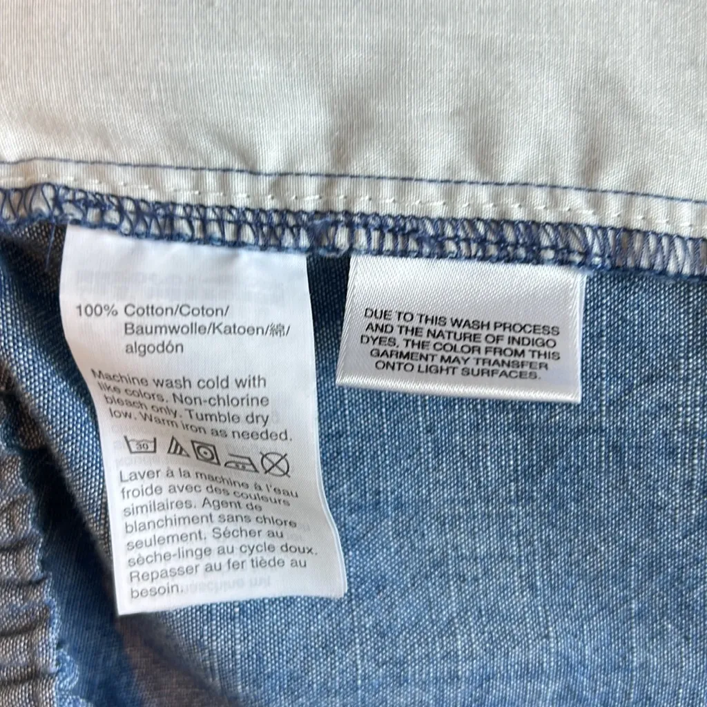 J. Crew Mid-Rise Cotton Chambray Elastic Tie Waistband Pocket Jogger Pant, 2 - Image 8