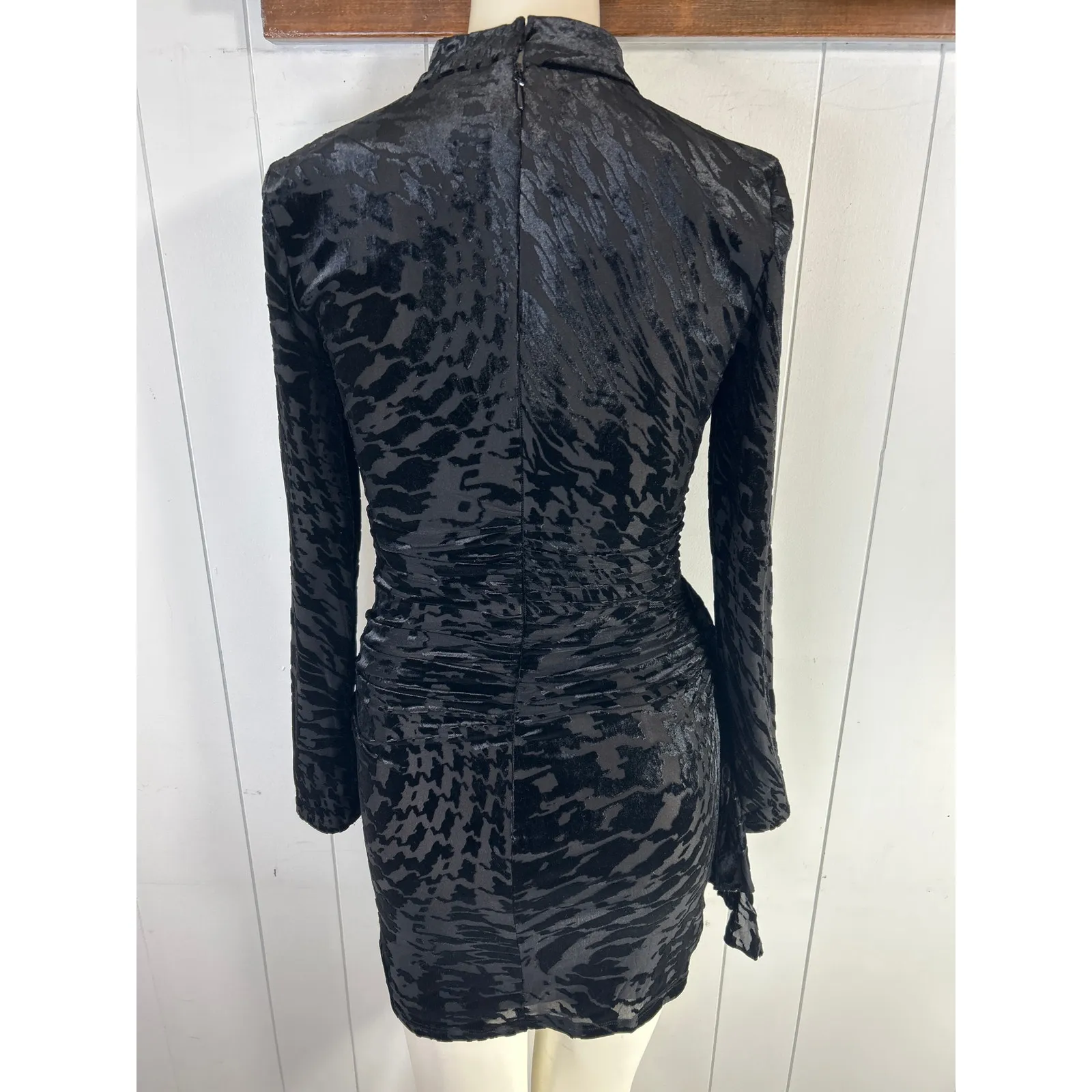 Dress the Population Women's Fawn Bodycon Mini Dress in Black. Size S. NWOT - Image 5