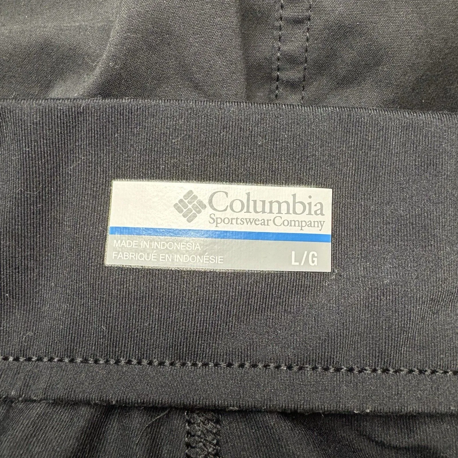 Columbia Anytime Skort Womens Black Skirt Ruched Side Pocket Omni Shield Sz L - Image 4