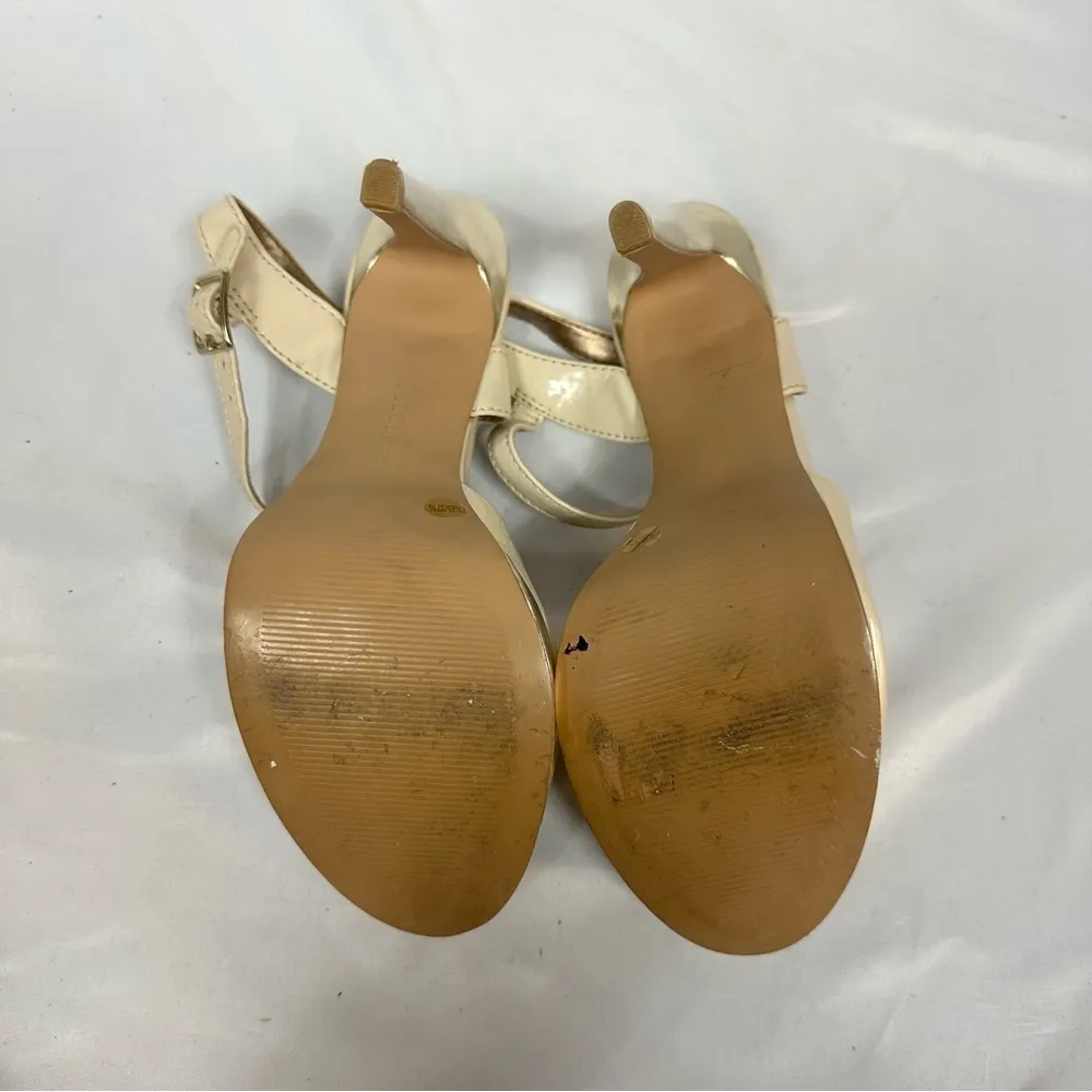 BCBGENERATION Nude and Gold Heels in Size 37.5/7.5 - Image 6