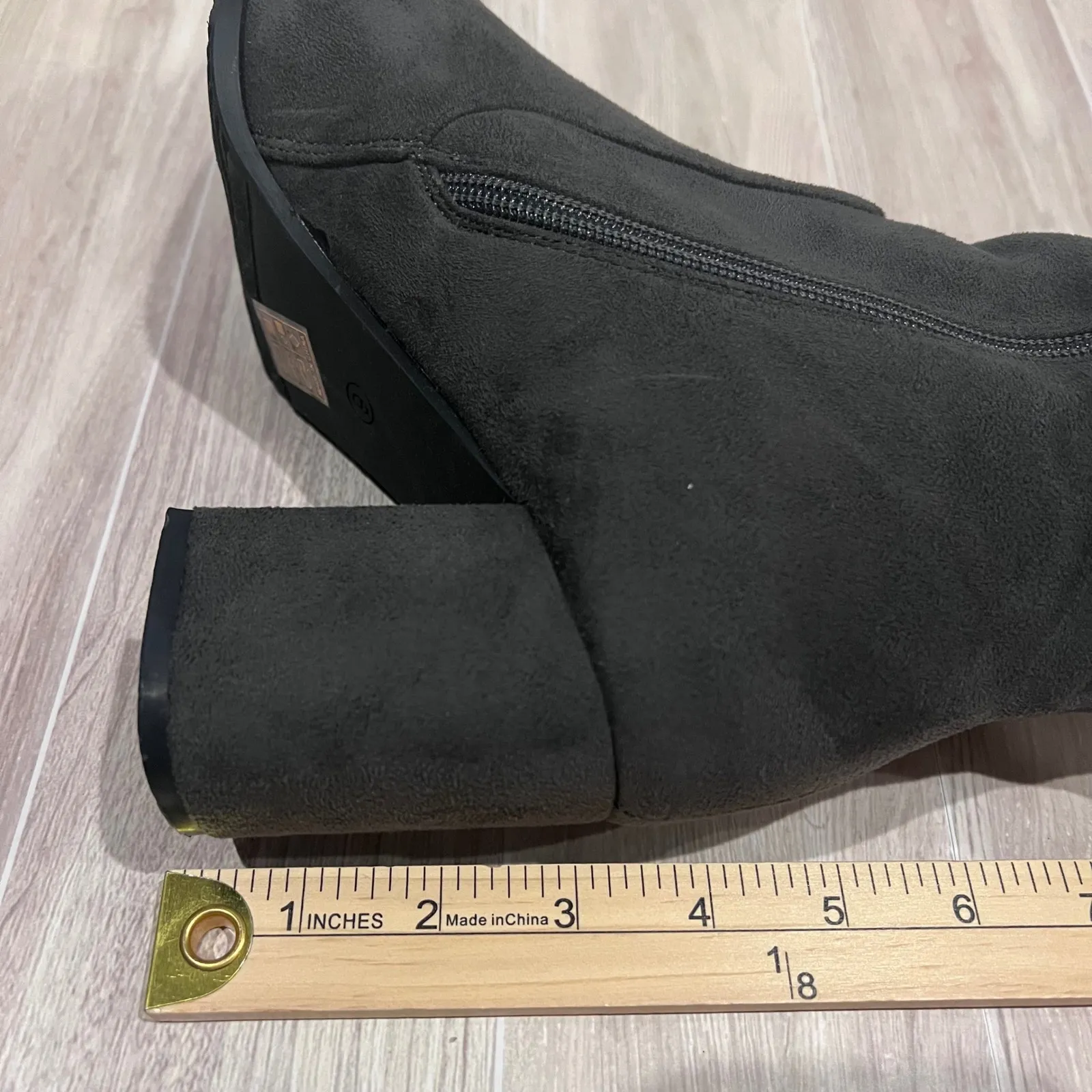 Dream Pairs Over the Knee Boots Block Heel Gray Thigh High Boots Womens Size 9 - Image 6