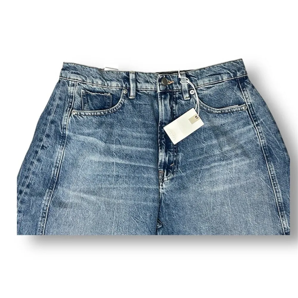 Good American 8/29 Extreme Barrel Jeans Indigo Balloon Wide Leg High Rise 90s - Image 11