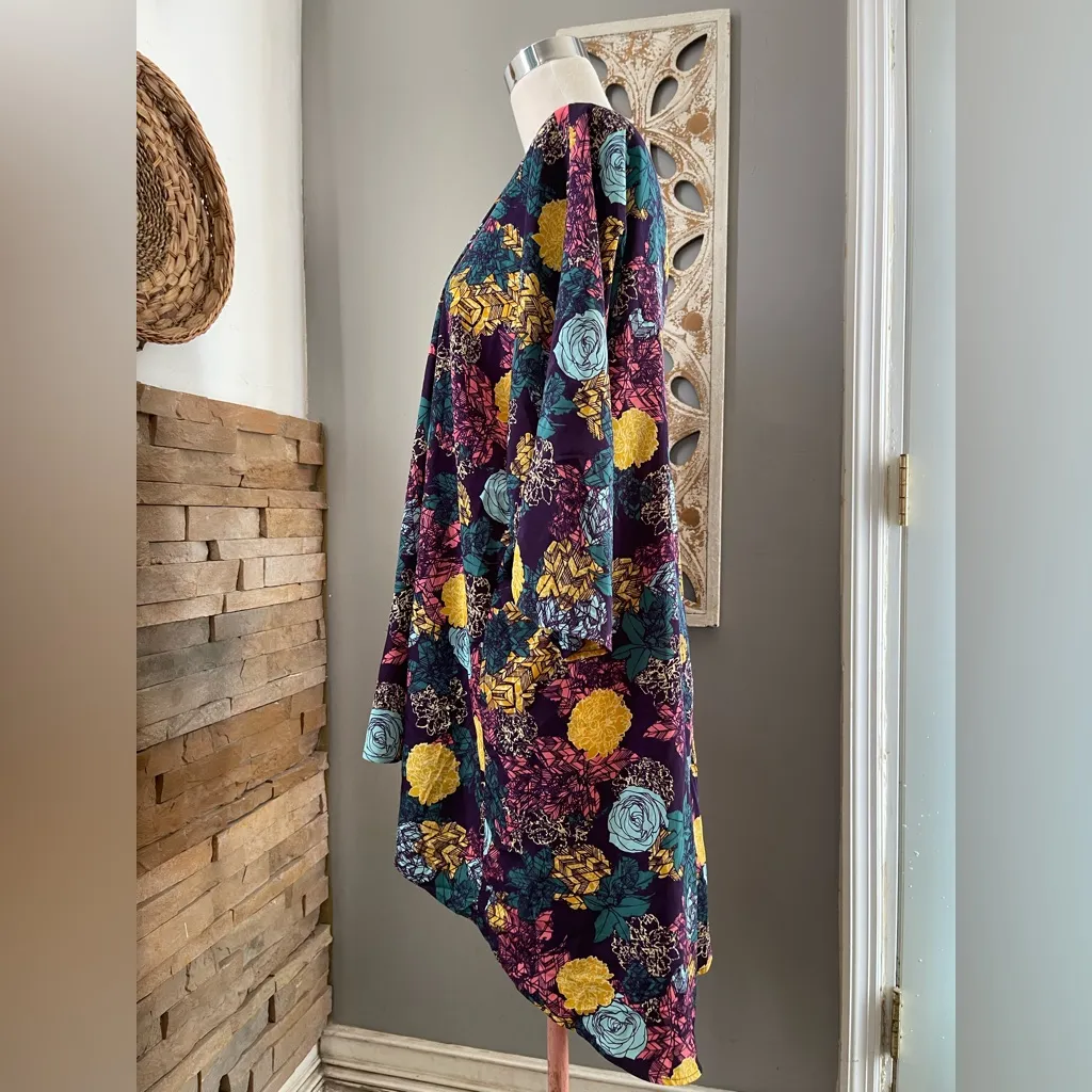 LuLaRoe Multicolor Floral swim cover-up size m - Image 2