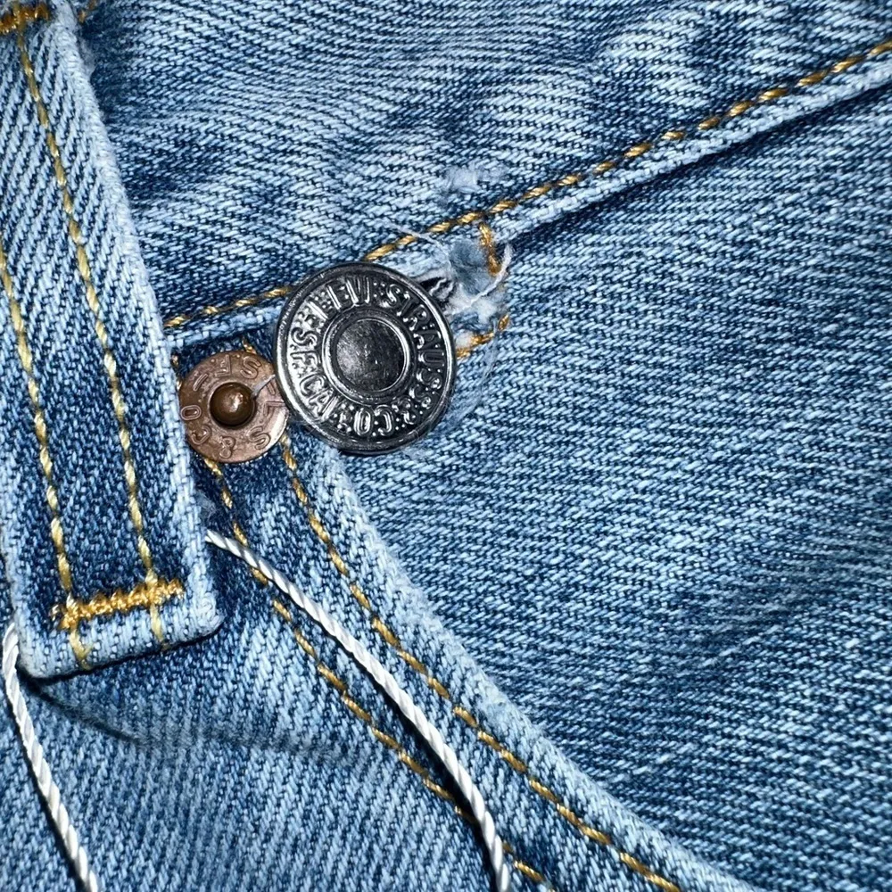 EB DENIM REVOLVE‎ Vintage Cross Over Shorts VINTAGE BLUE NWT SIZE XXL - Image 8