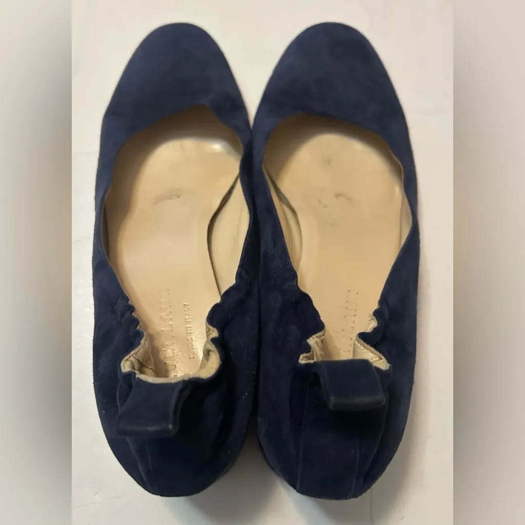 Everlane Midnight Suede Flats size 8.5 - Image 4