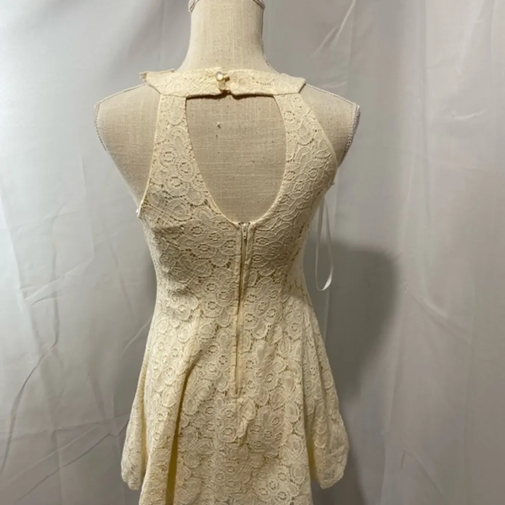 Jodi Kristopher lace over lay skater dress size 3 - Image 12