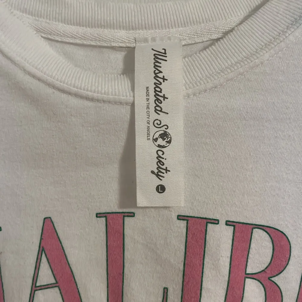 Malibu cropped t shirt White Size L - Image 3