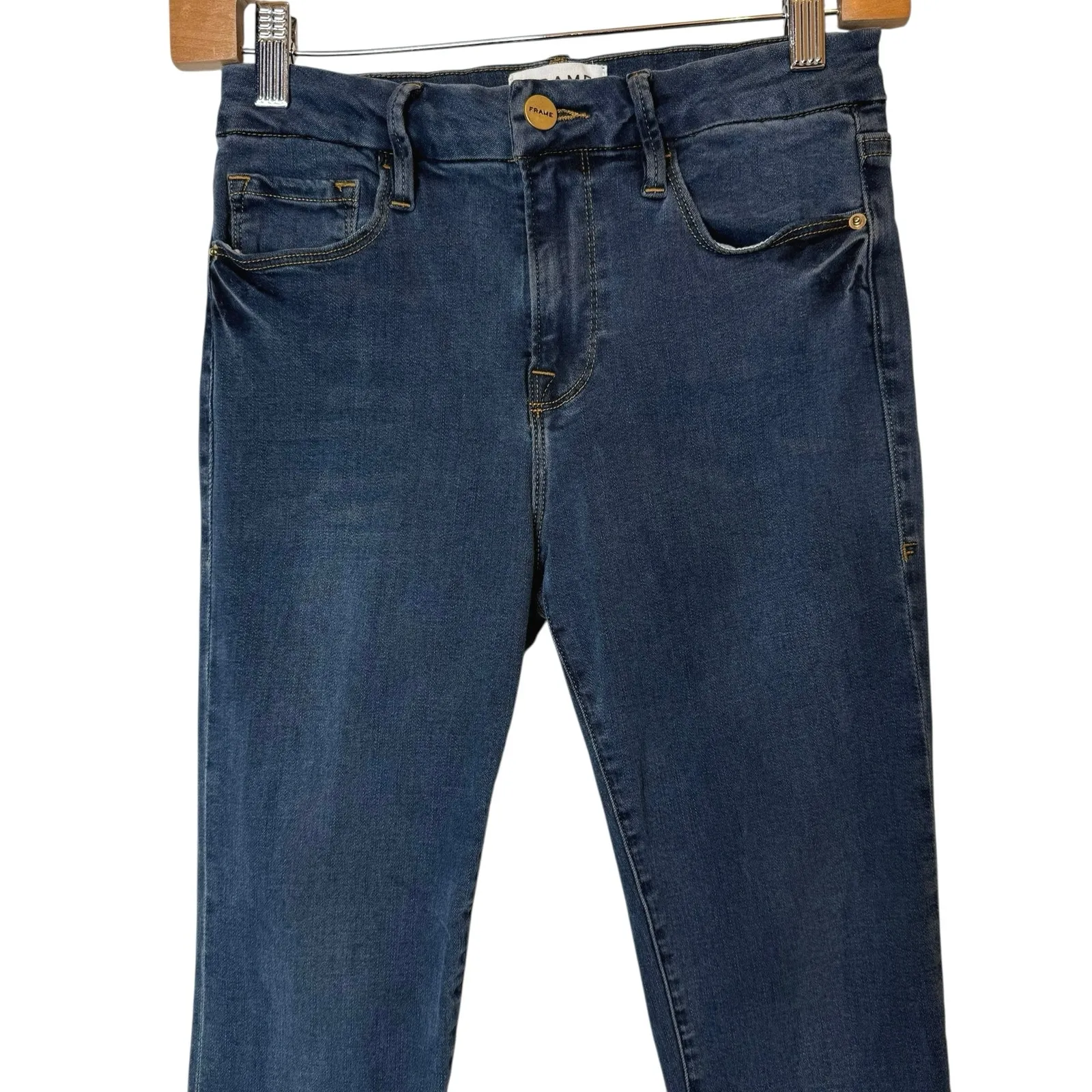 frame denim Frame Le Crop Mini Boot Jean in Fenwick size 26 - Image 4