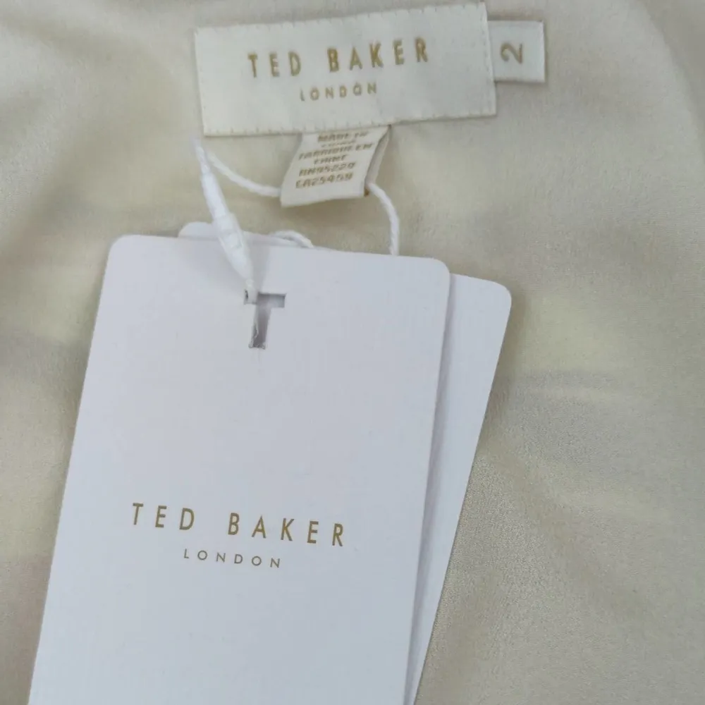 Ted Baker Warren Printed Button Through Cami Maxi Dress in‎ DUSTY PINK Size 6 US - Image 12