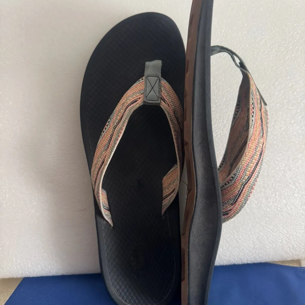 Chaco Playa Pro Women's Flip-Flops with Black and Multicolor Straps - Image 5