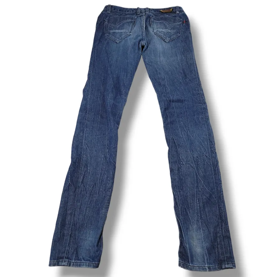 Born In California Jeans Size 29 W30"xL34" Santa Monica Straight Leg Jeans Blue Denim Pants - Image 3