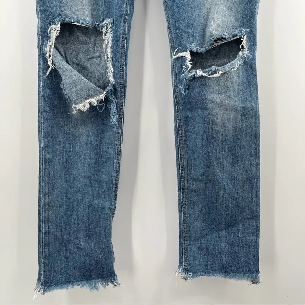 JOES Jeans Easy Fit Crop Jeans Distressed Raw Hem Denim Cropped Deedi Size 28 - Image 12