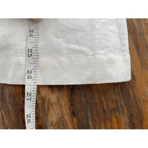 B6 MONTSERRAT New York White Short Sleeve Button Down Shirt Gold Button Size L Size L - Image 5