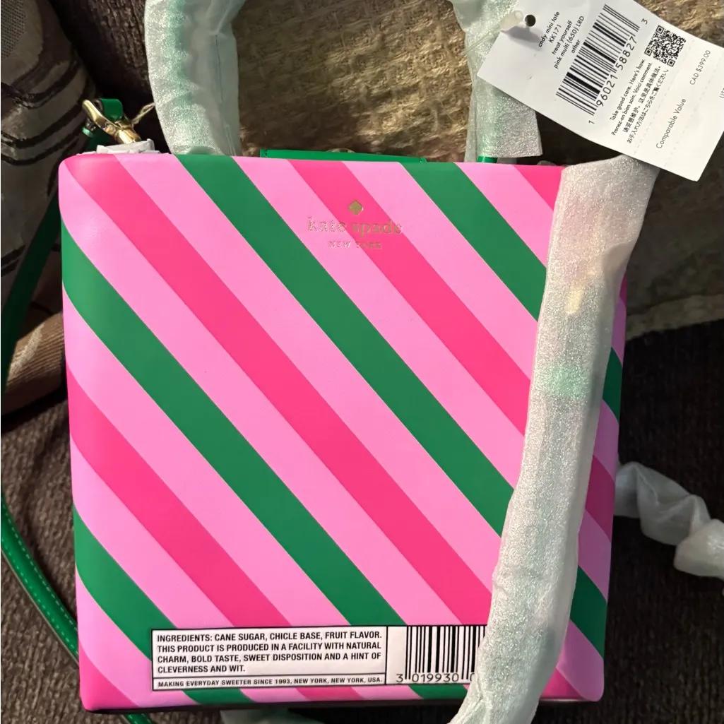 2025🔥AUTHENTIC KATE SPADE Leather "Candy" magnetic top closure satchel/Crossbody - Image 8