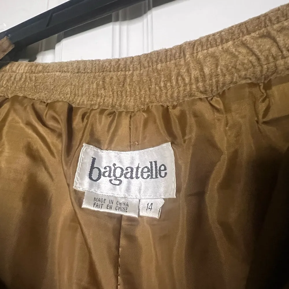 Vintage 1970s Suede Bagatelle Folk Cottage core Pants - Image 14