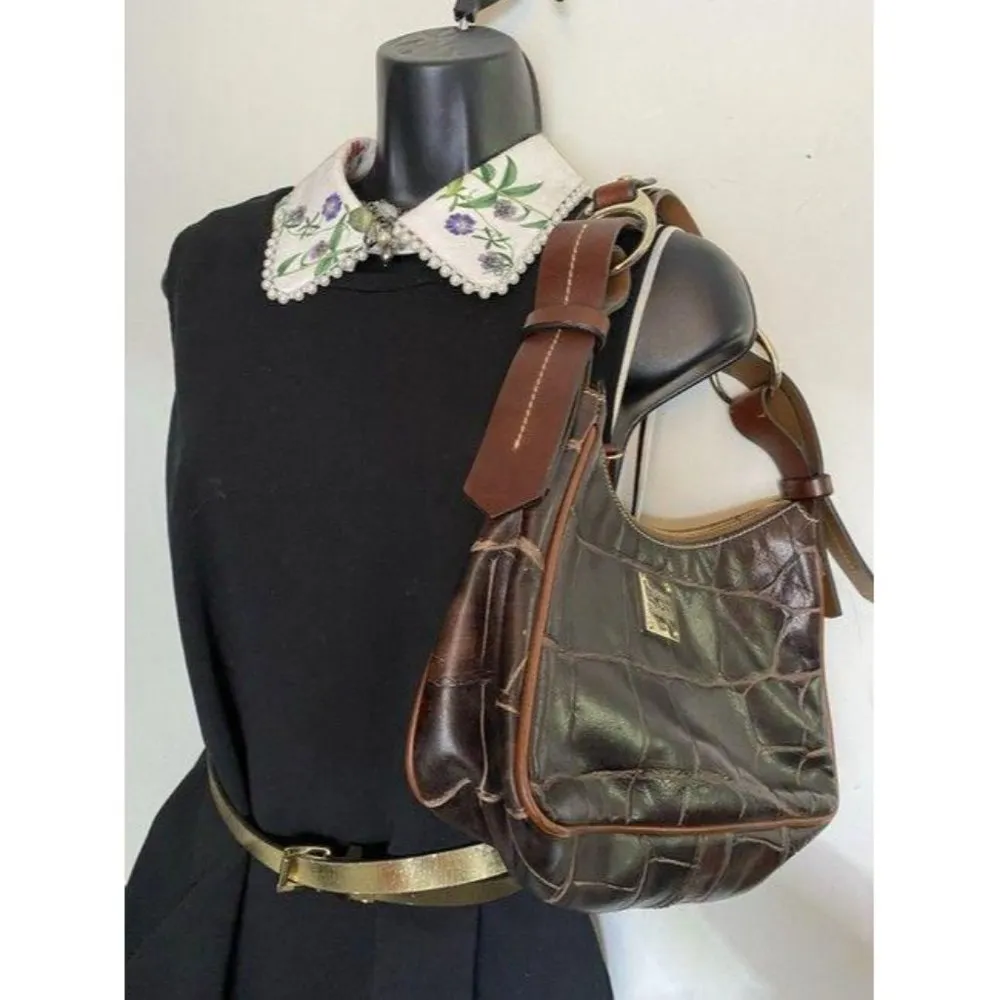 dooney and bourke animal print handbag small brown - Image 6