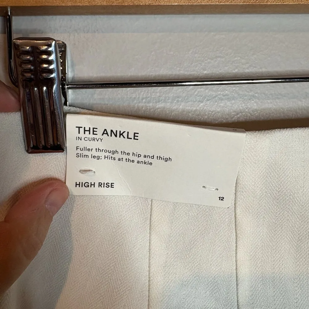 NWT Ann Taylor off white The Ankle Curvy dress pants - Image 3