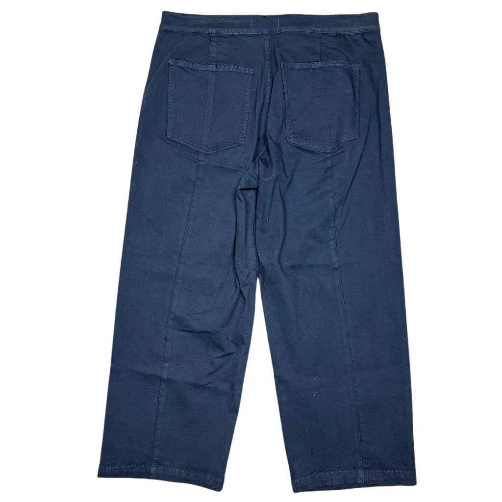 NWT Madewell Women's Emmett Wide-Leg Crop Pant Welt Pocket Size 33 Ink - Image 6