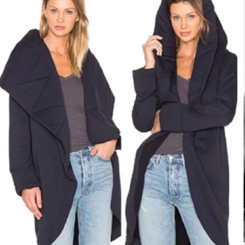 Young Fabulous & Broke size Medium large sandrine quilted cocoon Gray coat - Image 2