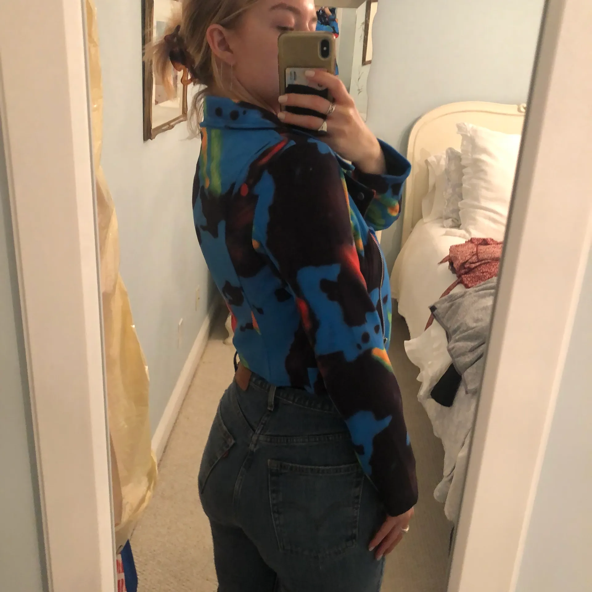 Love Highlight Colorful Moto Jacket - Image 4