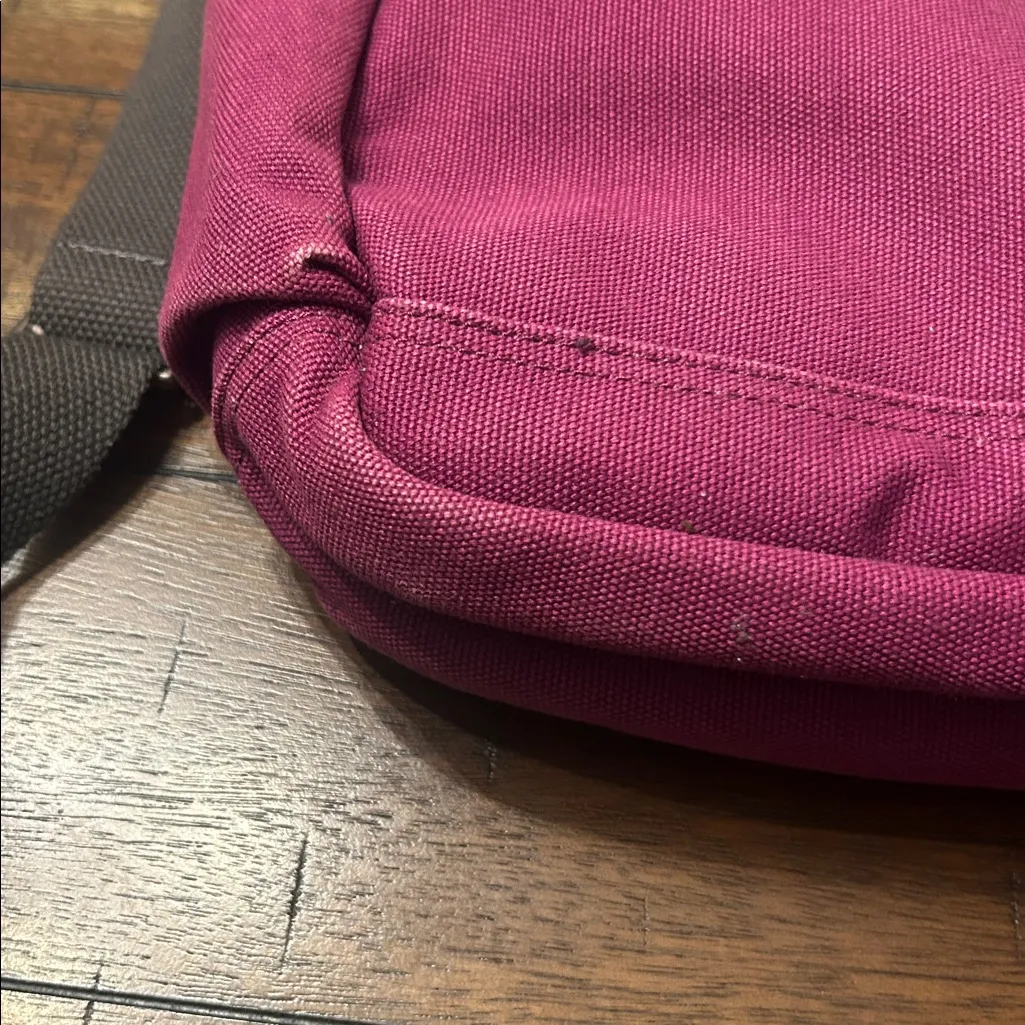 Duluth Trading Co Magenta Canvas Crossbody Bag Pink - Image 5